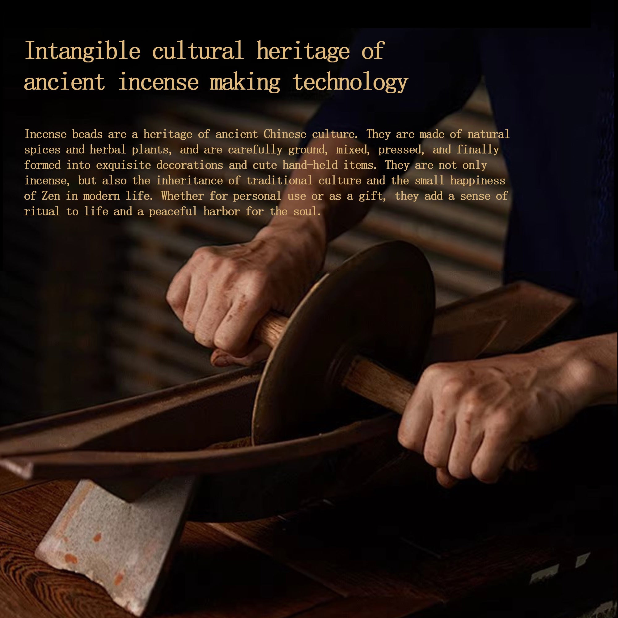 Chinese Intangible Cultural Heritage Chinese Herbal Scented Comb (Protects Hair Roots and Prevents Hair Loss)(duty free)