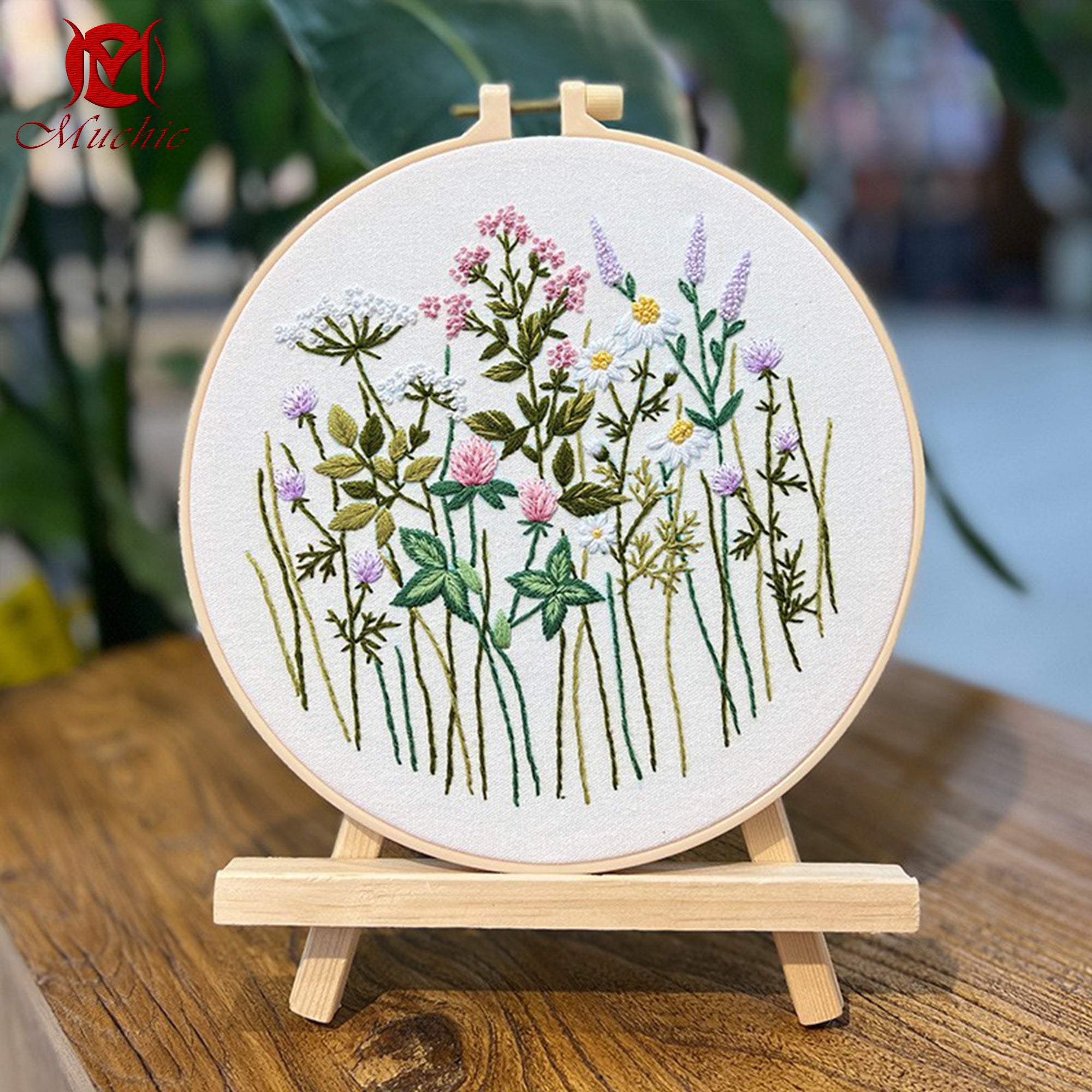 Hand Embroidery Pattern DIY Material Kit Embroidery Tool Kit(Hand Embroidery) (Duty Free)