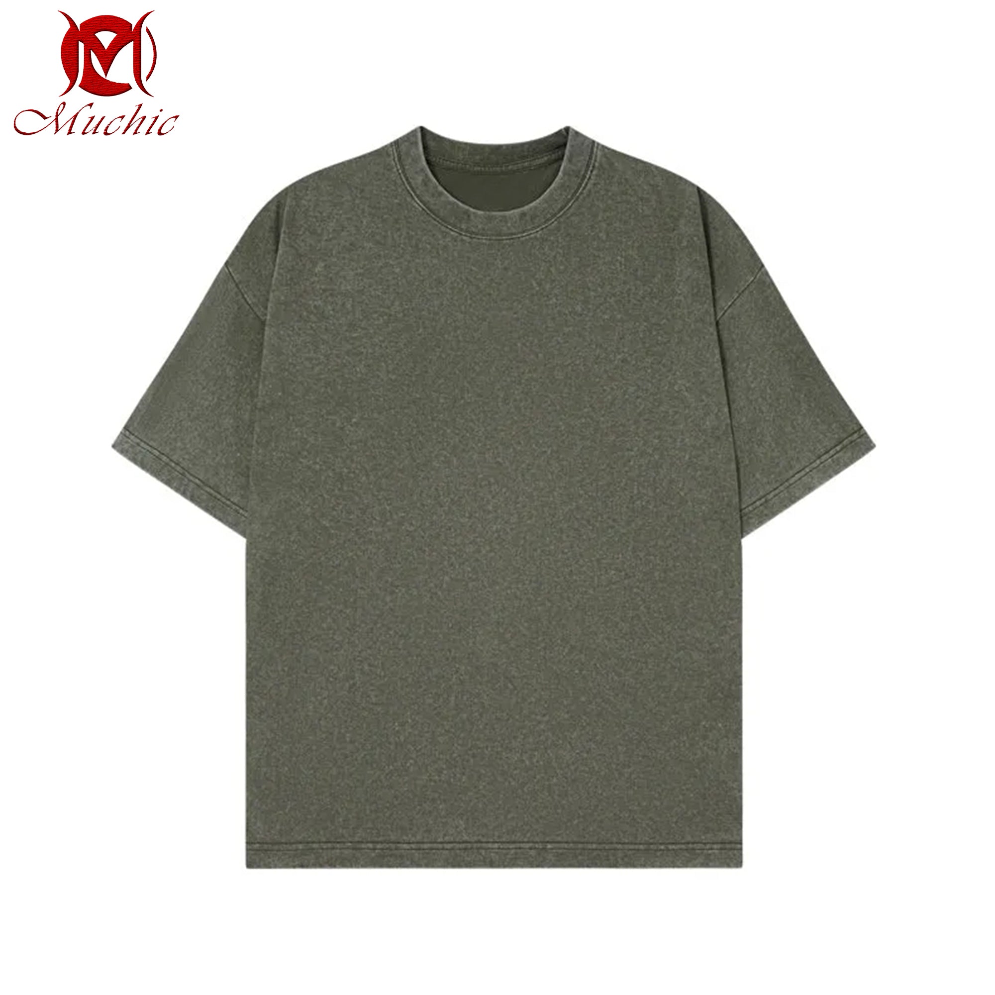 Unisex Dopamine Snowflake Distressed Washed Short Sleeve T-Shirt (Duty Free)