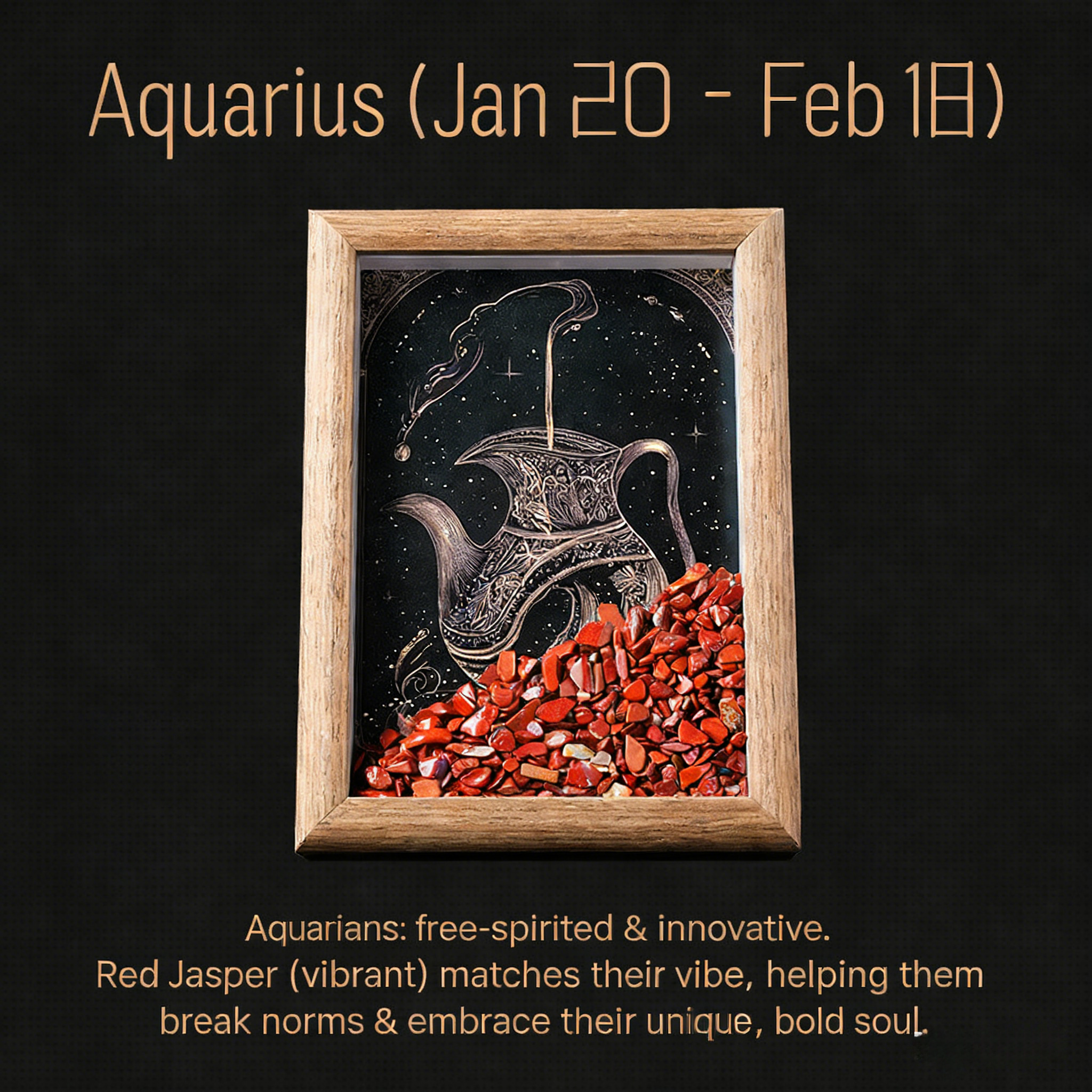 Zodiac Crystal Constellation Art Frame – Natural Energy Decor