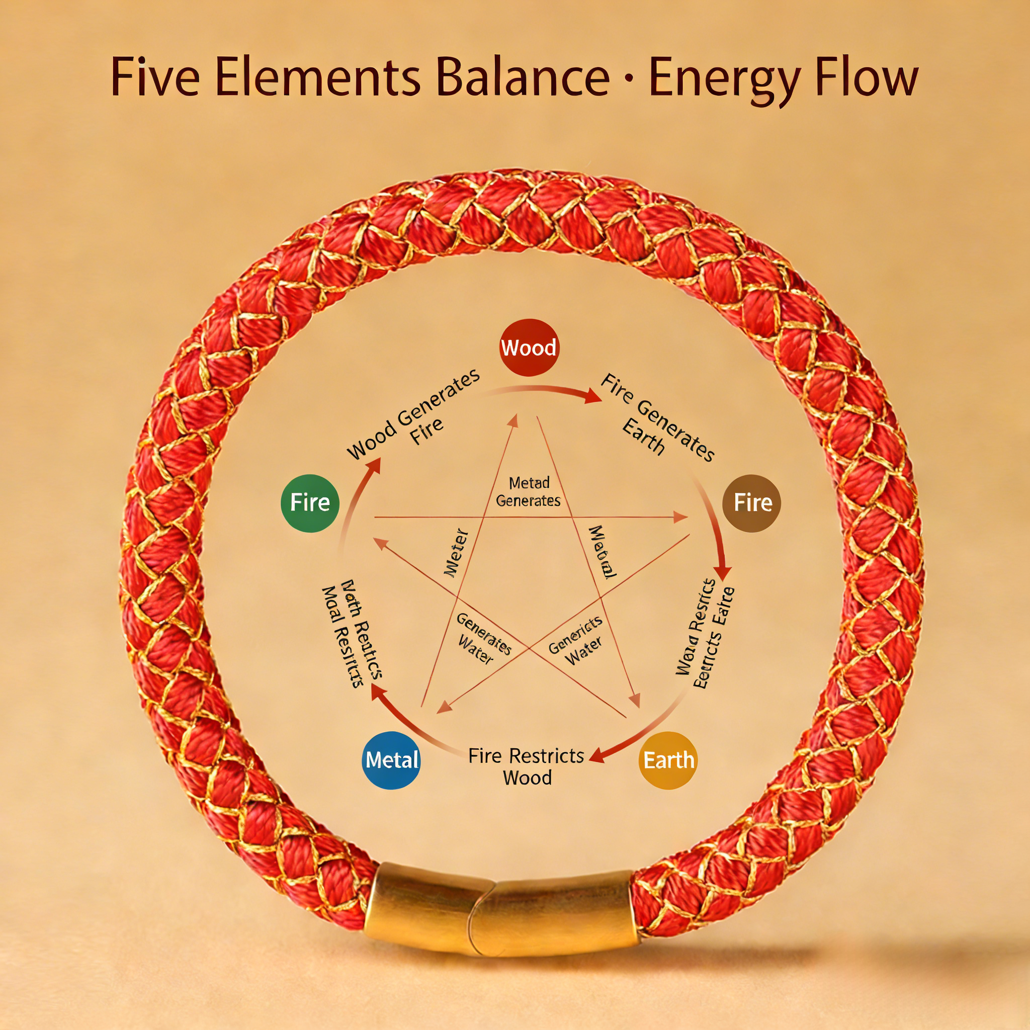 Five Elements Dragon Scale Magnetic Bracelet – Balance & Protection