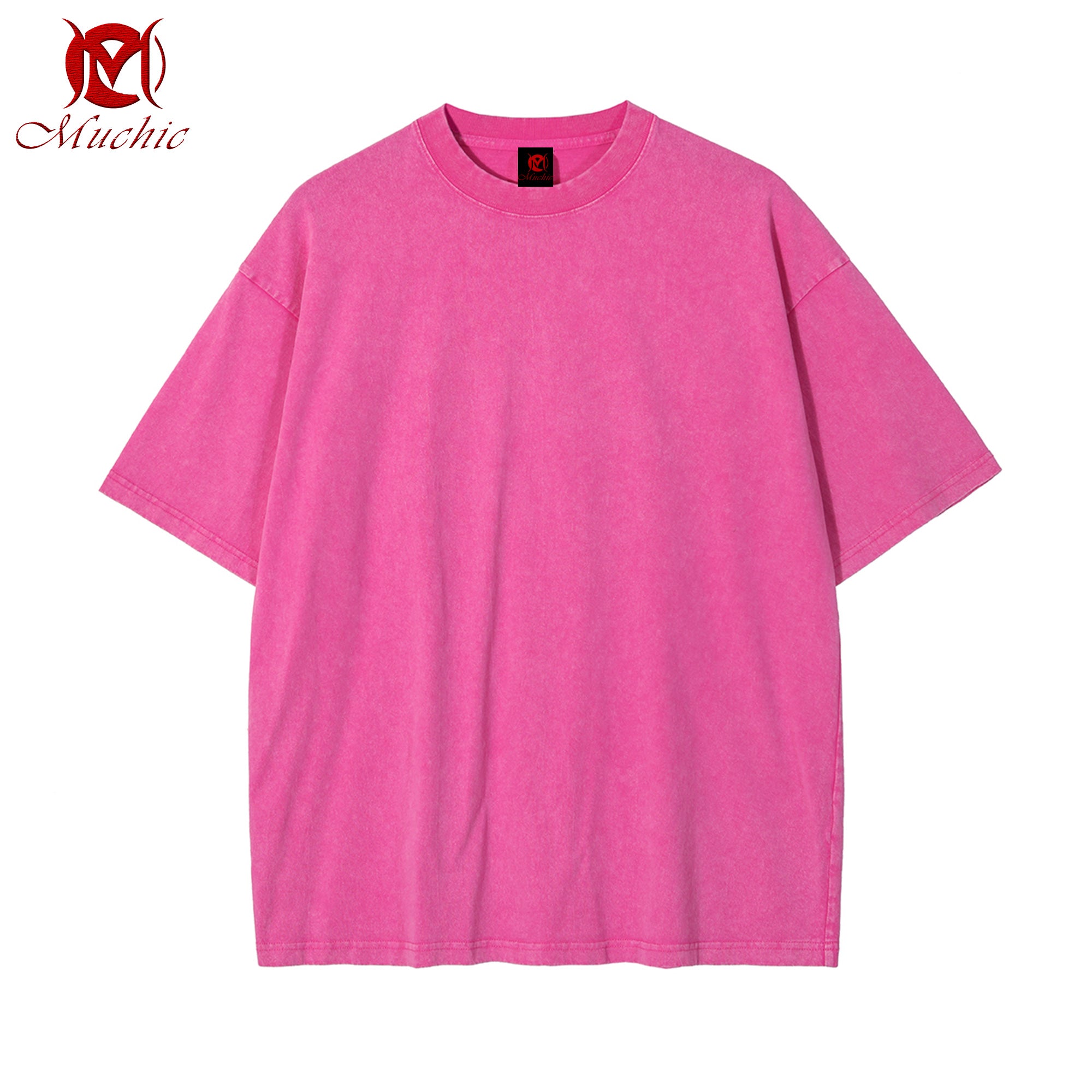 Spring and summer new snowflake batik washed t-shirt high street retro trend short-sleeved t-shirt (tax-free)