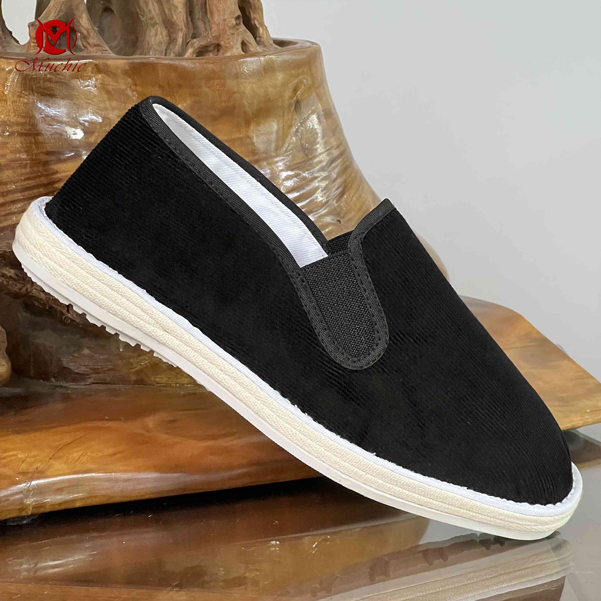 Unisex loofah Thousand-layer cloth shoes (traditional Chinese handicraft art)(duty free)