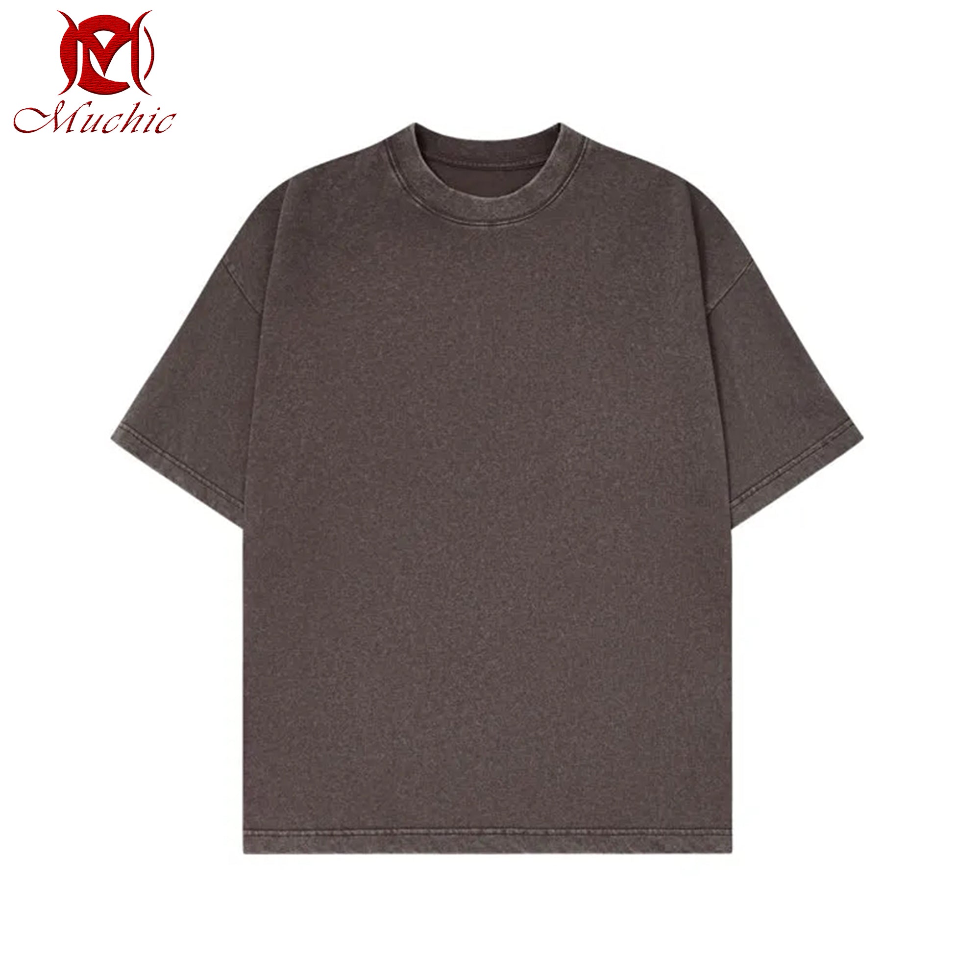 Unisex Dopamine Snowflake Distressed Washed Short Sleeve T-Shirt (Duty Free)