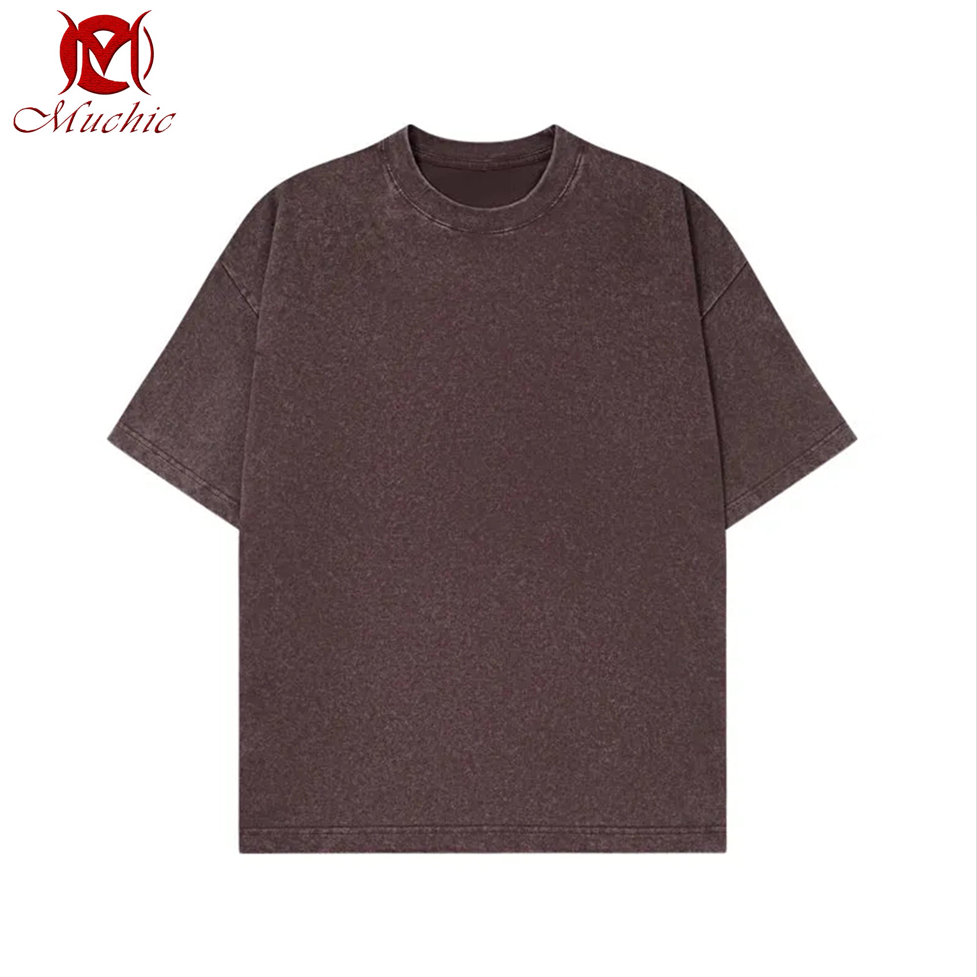 Unisex Dopamine Snowflake Distressed Washed Short Sleeve T-Shirt (Duty Free)