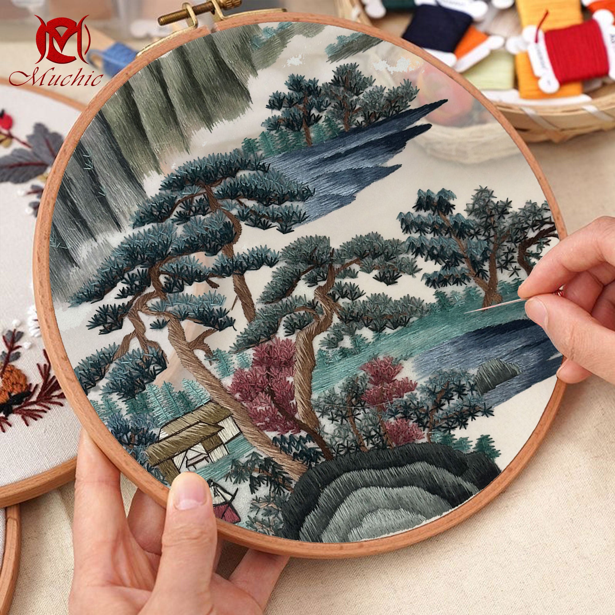 Embroidery Patterns | Suzhou Embroidery DIY Photo Frame Kit (Hand Embroidery) (Duty Free)