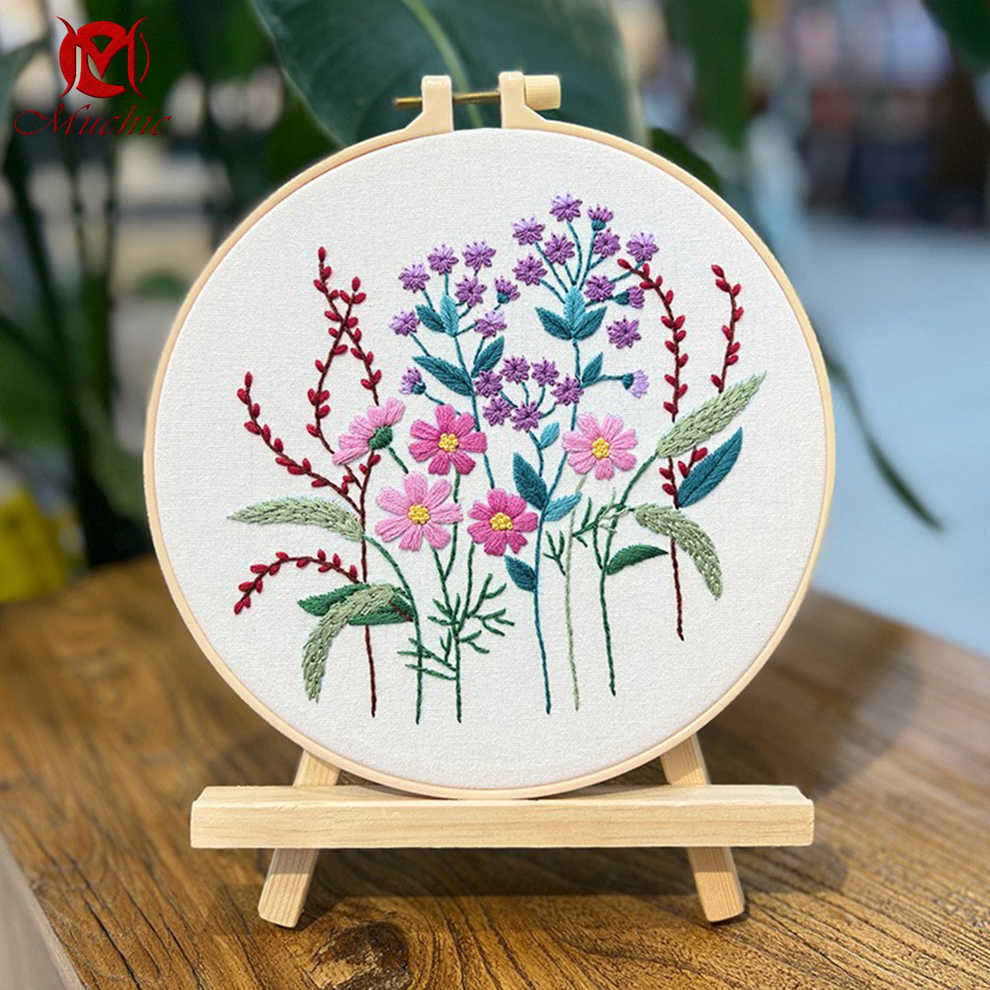 Hand Embroidery Pattern DIY Material Kit Embroidery Tool Kit(Hand Embroidery) (Duty Free)