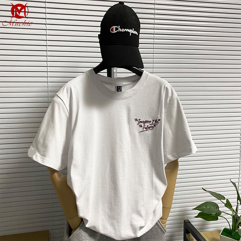 Unisex Intangible Cultural Heritage Tigers Embroidery T-shirt(Hand Embroidered) (Duty Free)