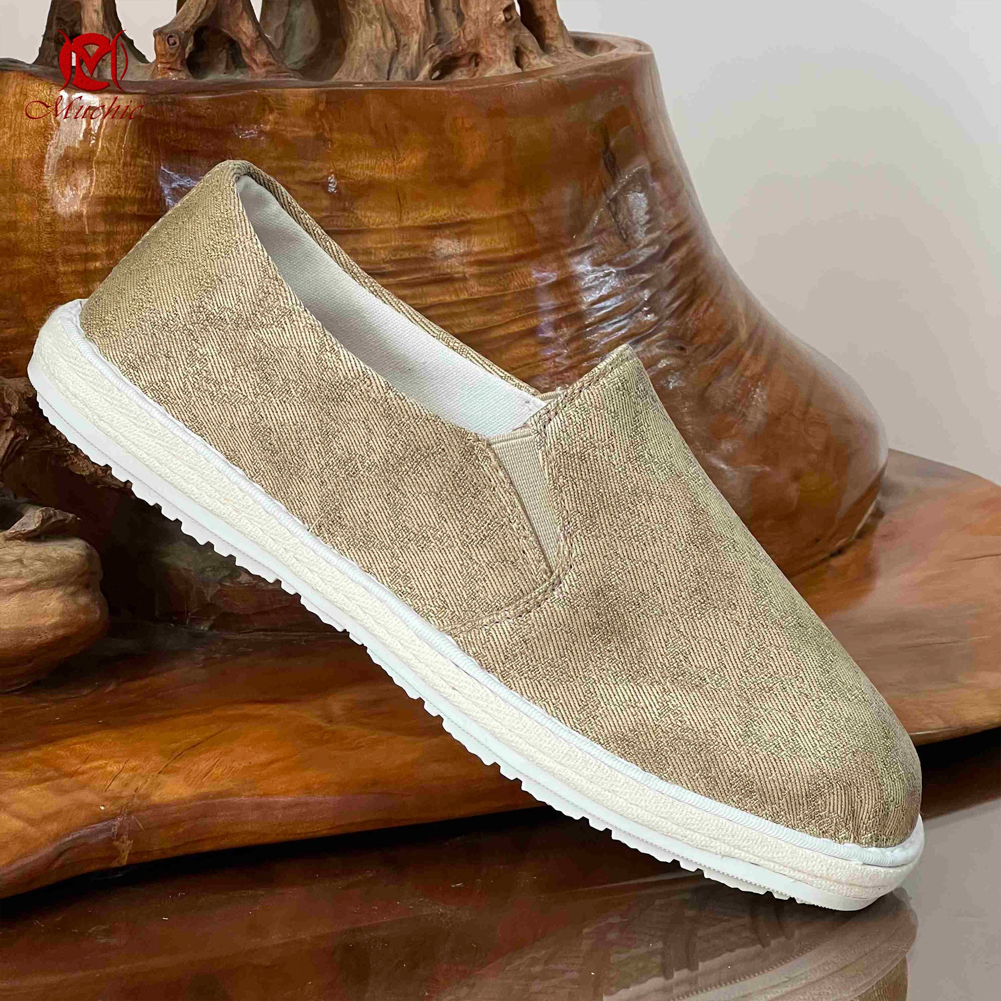 Unisex loofah Thousand-layer cloth shoes (traditional Chinese handicraft art)(duty free)