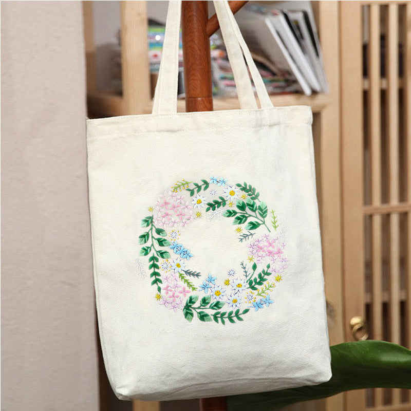 Lu Embroidery Canvas Bag Diy Material Bag(duty free)