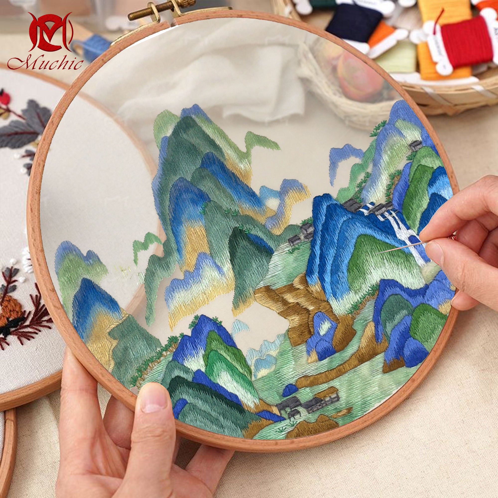 Embroidery Patterns | Suzhou Embroidery DIY Photo Frame Kit (Hand Embroidery) (Duty Free)