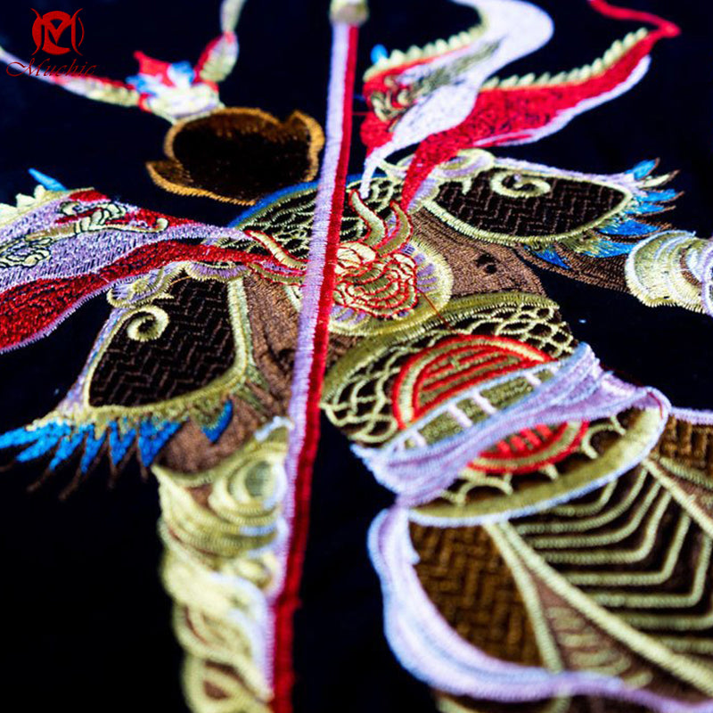 Unisex Intangible Cultural Heritage Great Sage of Qi Tian Embroidery T-shirt(Hand Embroidered) (Duty Free)