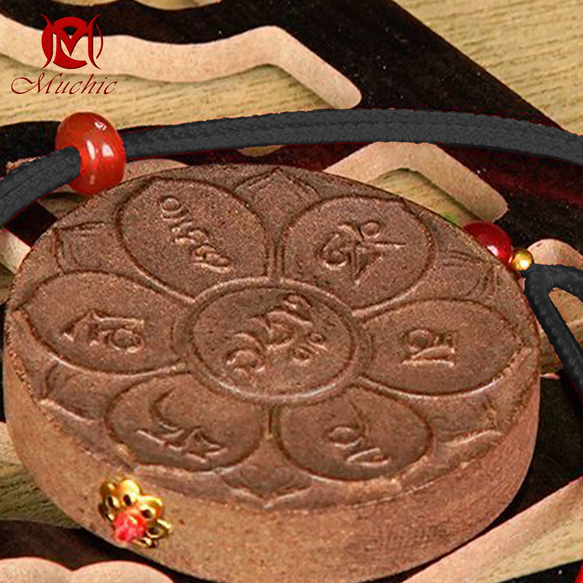 Chinese craftsmen carefully crafted the Lotus Manjusri Bodhisattva Mantra Incense Pendant, suitable for men and women (tax-free)