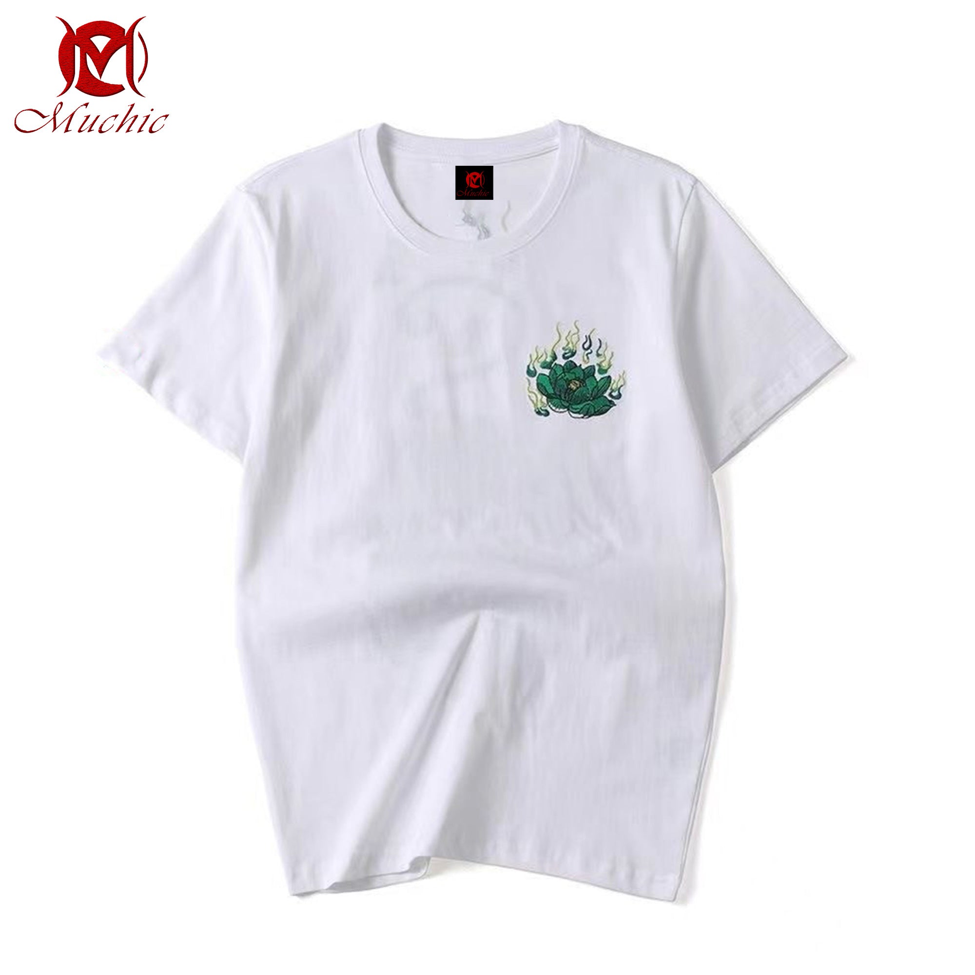 Unisex Intangible Cultural Heritage Green Pixiu Embroidered T-shirt (Hand Embroidered) (Duty Free)