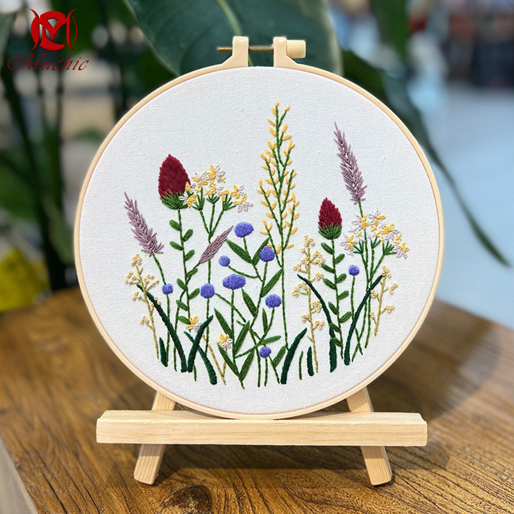 Hand Embroidery Pattern DIY Material Kit Embroidery Tool Kit(Hand Embroidery) (Duty Free)