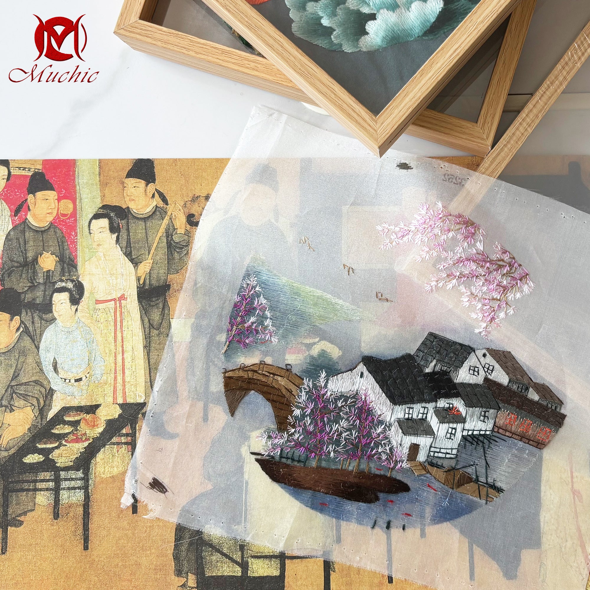 Embroidery Patterns | Suzhou Embroidery DIY Photo Frame Kit (Hand Embroidery) (Duty Free)