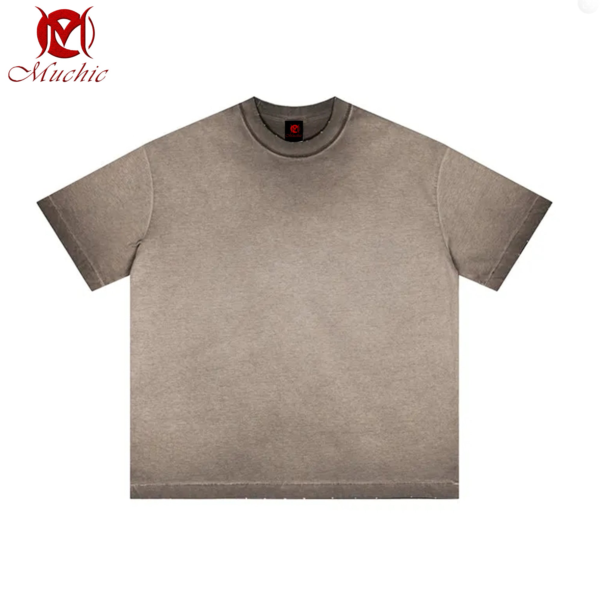Unisex Heavy Washed Distressed Short Sleeve T-Shirt (Duty Free)