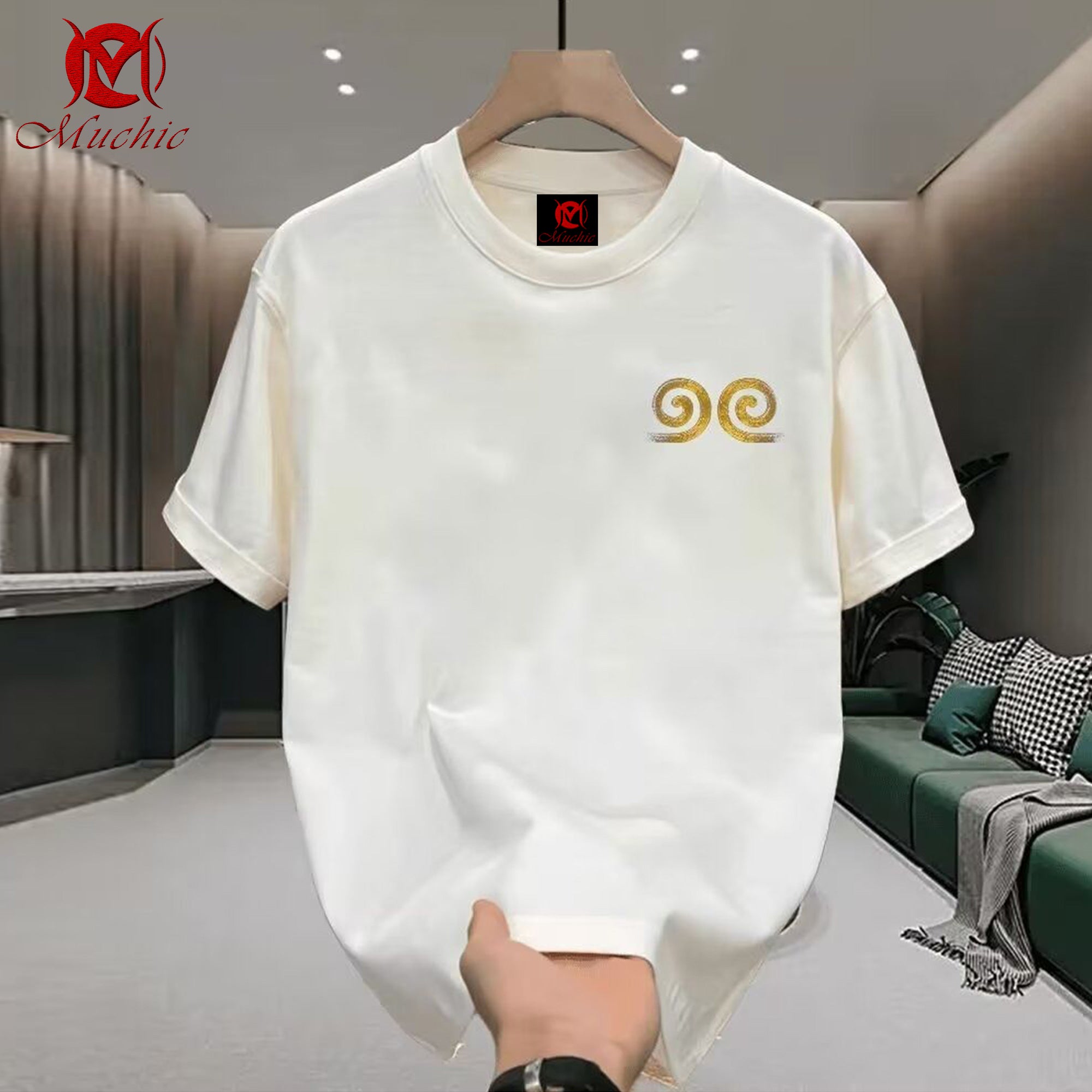 Unisex Fashion Monkey King Tight Curse Printed Short Sleeve Loose T-shirt (Duty Free)