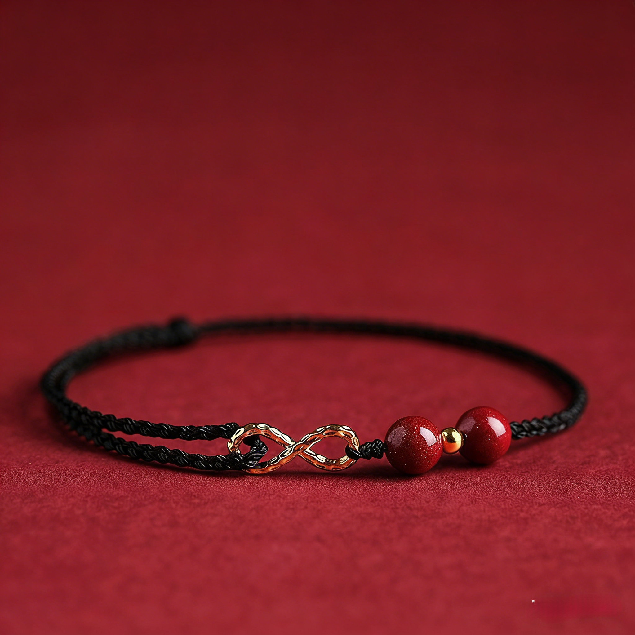 Cinnabar Red String Bracelet – Infinite Wealth & Protection Talisman