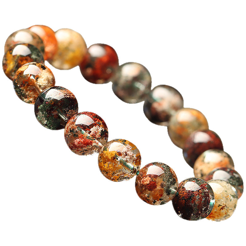 Natural Phantom Quartz Bracelet (10mm) – Seasonal Energy Crystal