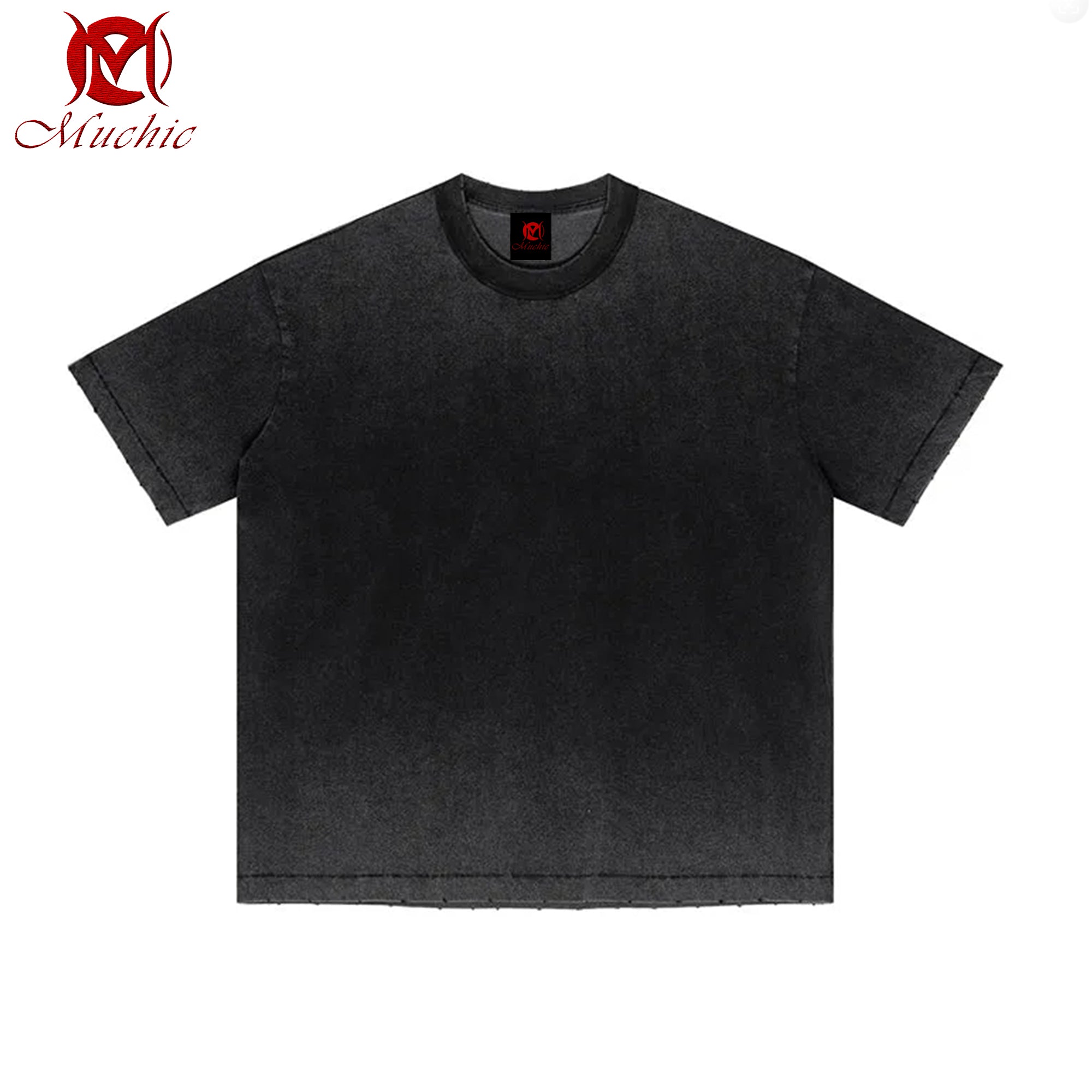 Unisex Heavy Washed Distressed Short Sleeve T-Shirt (Duty Free)