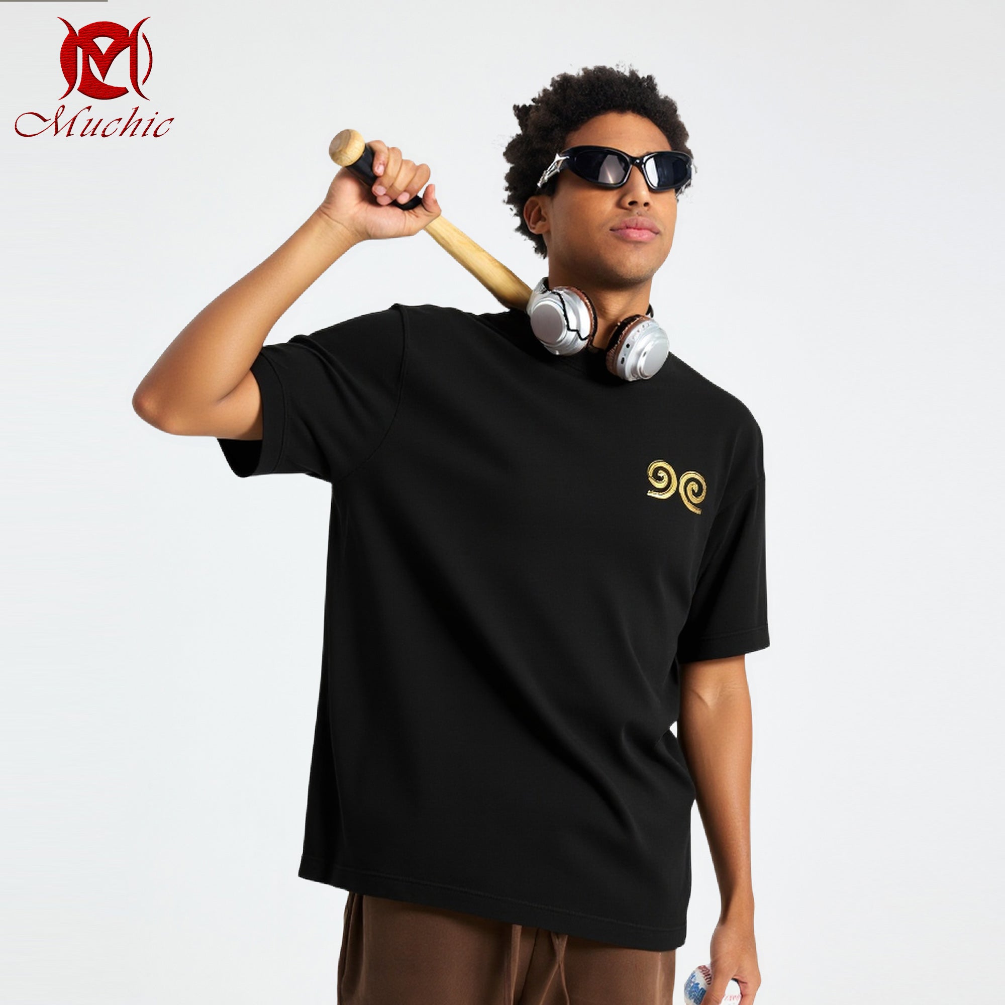 Unisex Fashion Monkey King Tight Curse Printed Short Sleeve Loose T-shirt (Duty Free)