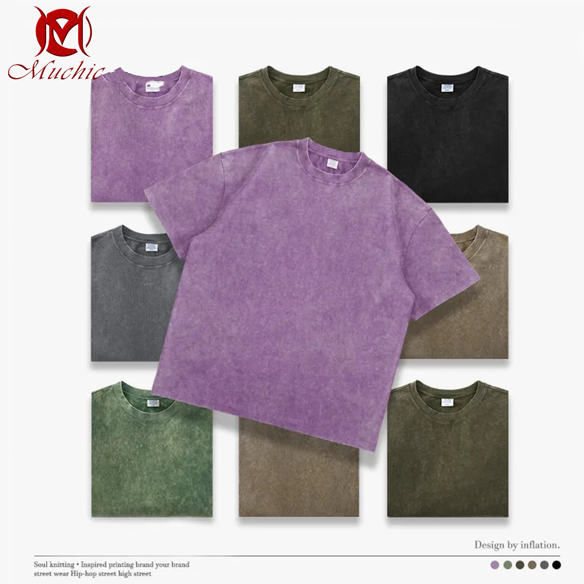 Unisex Dopamine Washed Distressed Short Sleeve T-Shirt (Duty Free)