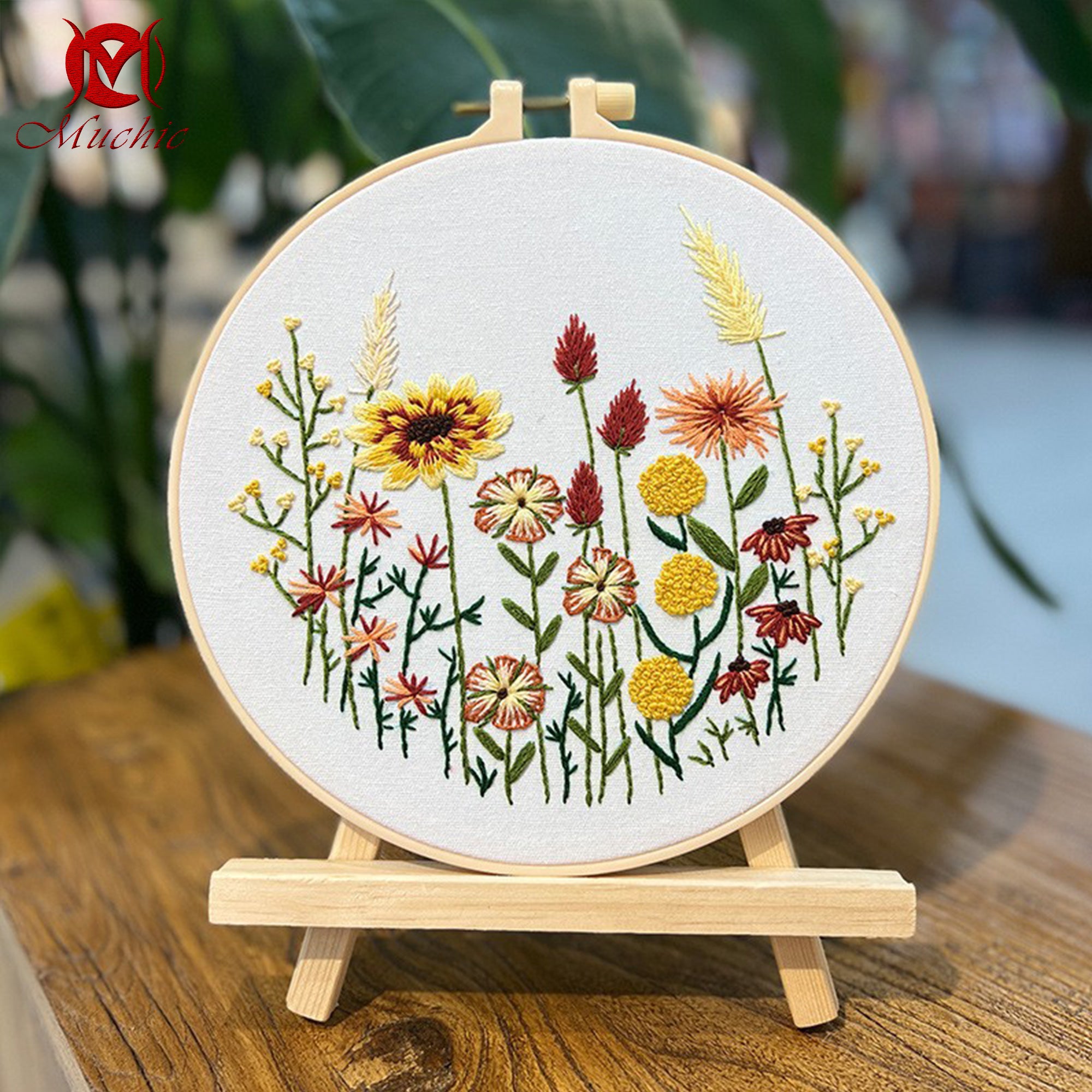 Hand Embroidery Pattern DIY Material Kit Embroidery Tool Kit(Hand Embroidery) (Duty Free)