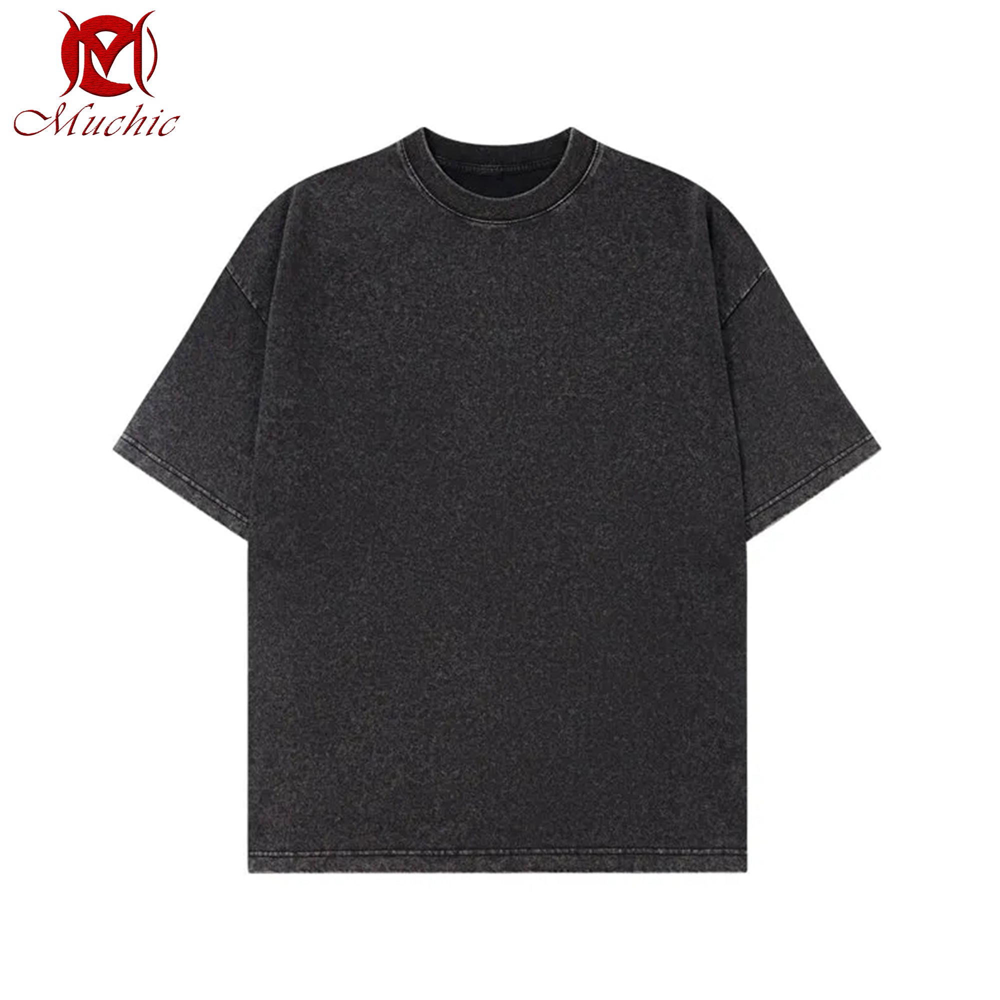 Unisex Dopamine Snowflake Distressed Washed Short Sleeve T-Shirt (Duty Free)