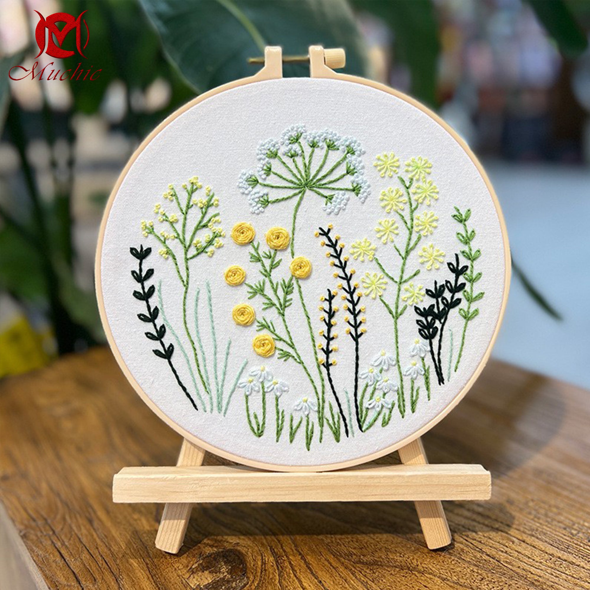 Hand Embroidery Pattern DIY Material Kit Embroidery Tool Kit(Hand Embroidery) (Duty Free)