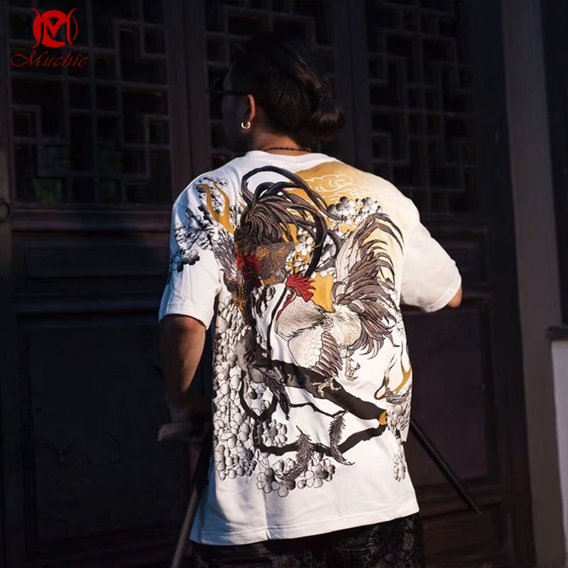 Unisex "Rooster" Inspired Vintage T-Shirt (Duty Free)