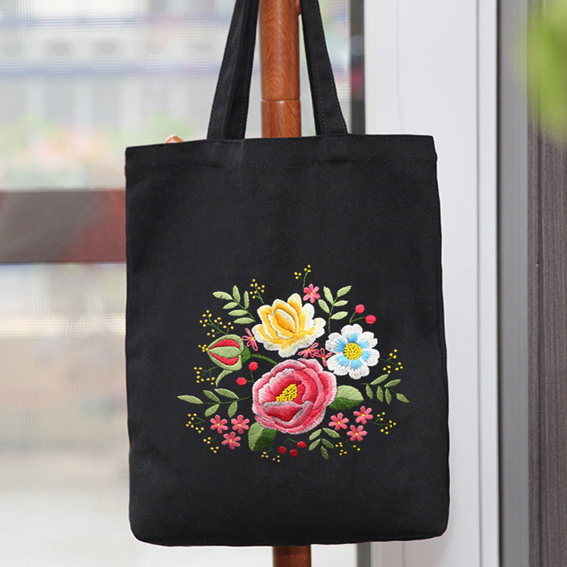 Lu Embroidery Canvas Bag Diy Material Bag(duty free)