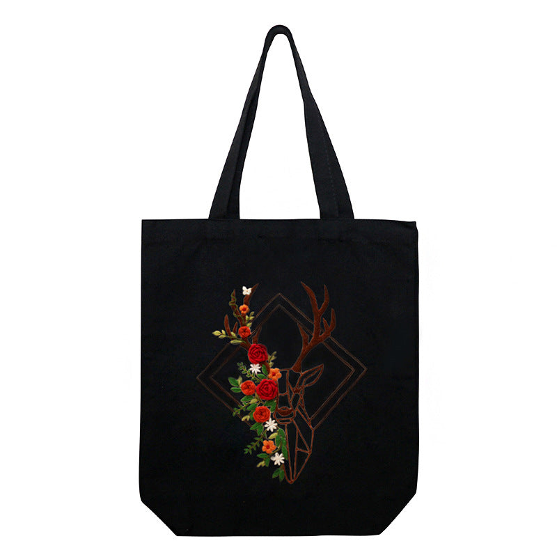 Lu Embroidery Canvas Bag Diy Material Bag(duty free)