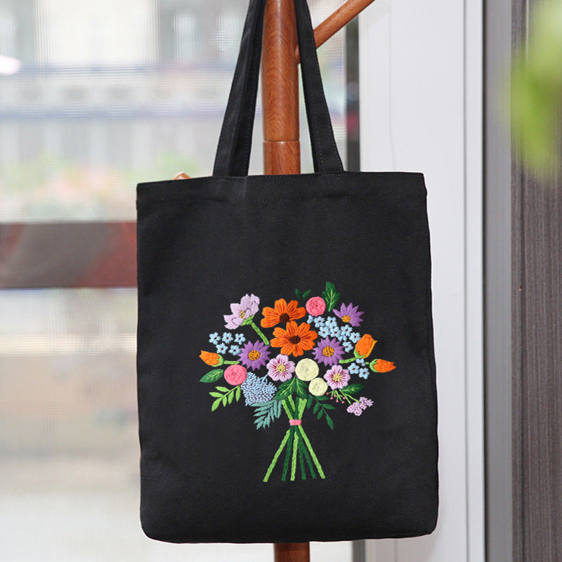 Lu Embroidery Canvas Bag Diy Material Bag(duty free)