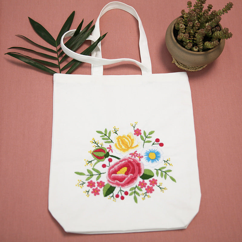 Lu Embroidery Canvas Bag Diy Material Bag(duty free)