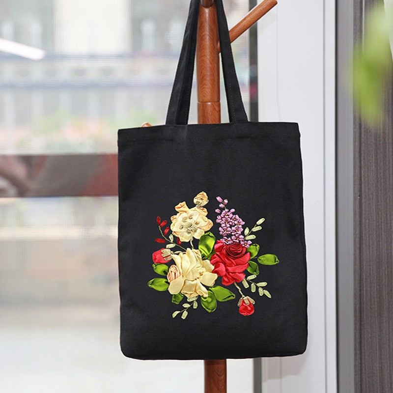 Lu Embroidery Canvas Bag Diy Material Bag(duty free)