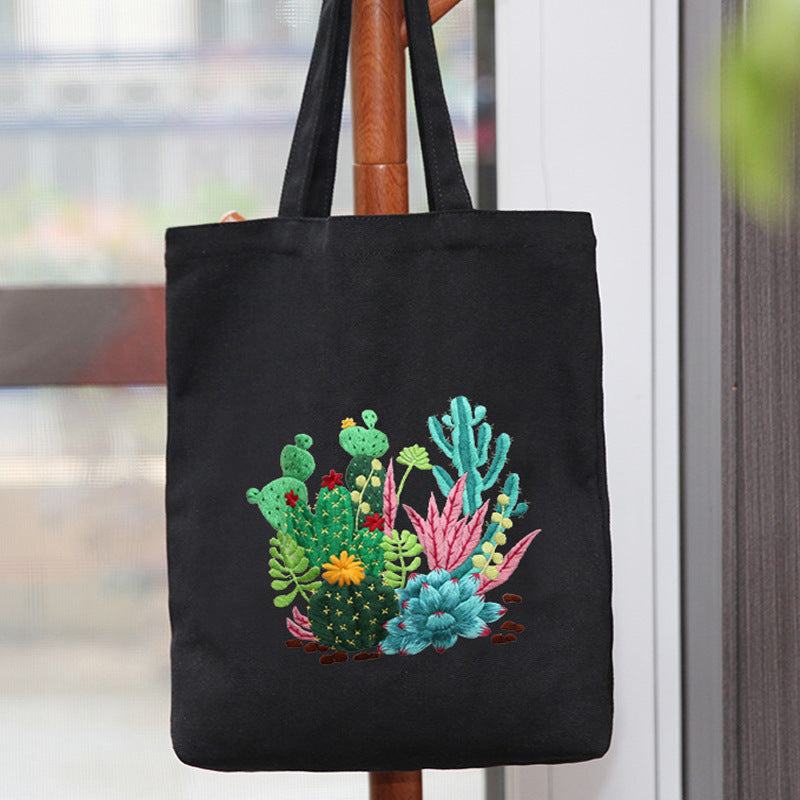 Lu Embroidery Canvas Bag Diy Material Bag(duty free)
