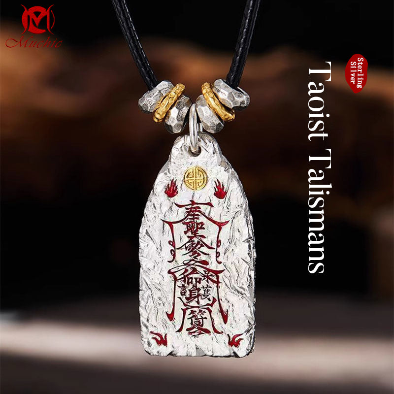 Daoist Golden Light Protective Wealth-Attracting and Fortune-Enhancing Necklace Accessory
