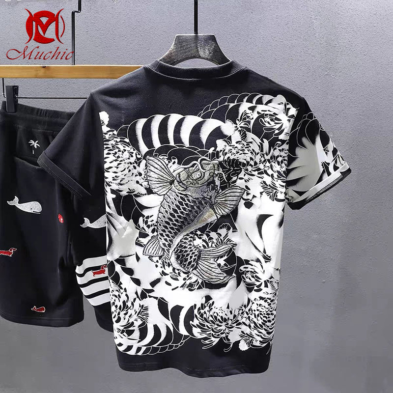 Unisex "Koi" Inspired Vintage T-Shirt (Duty Free)