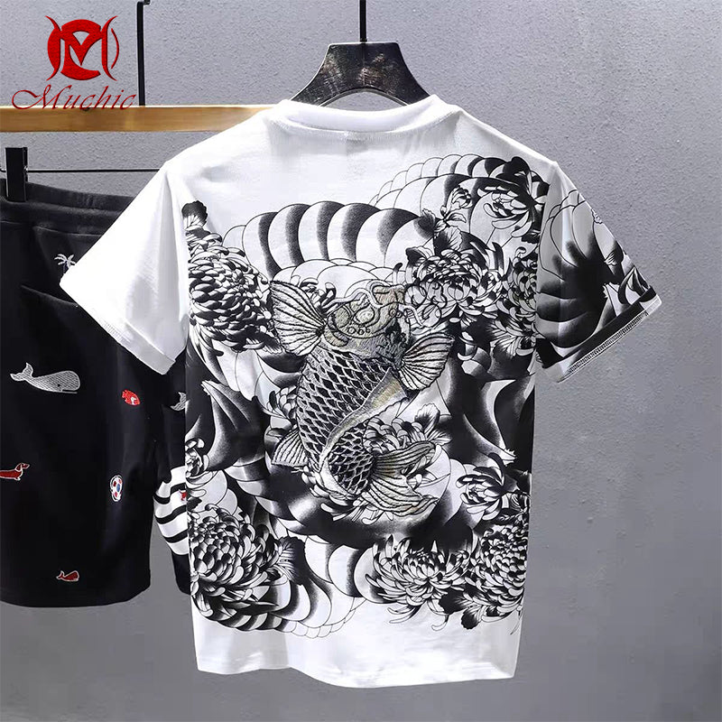 Unisex "Koi" Inspired Vintage T-Shirt (Duty Free)