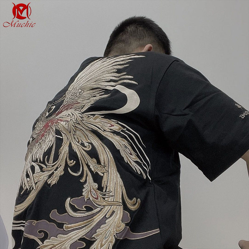 Unisex "Heavy Industry Golden Suzaku" Inspired Vintage T-Shirt (Duty Free)