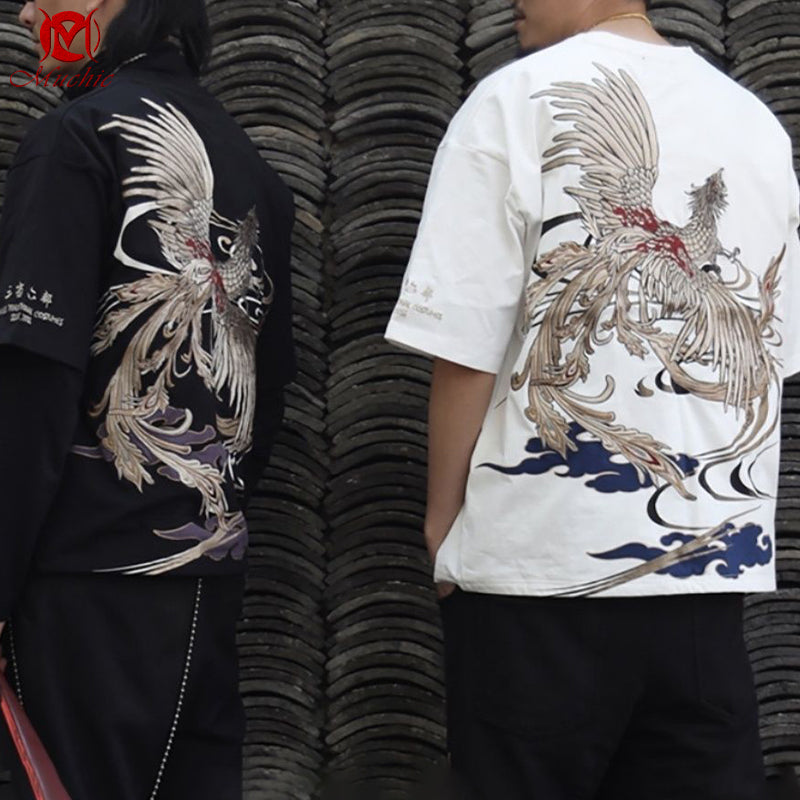 Unisex "Heavy Industry Golden Suzaku" Inspired Vintage T-Shirt (Duty Free)