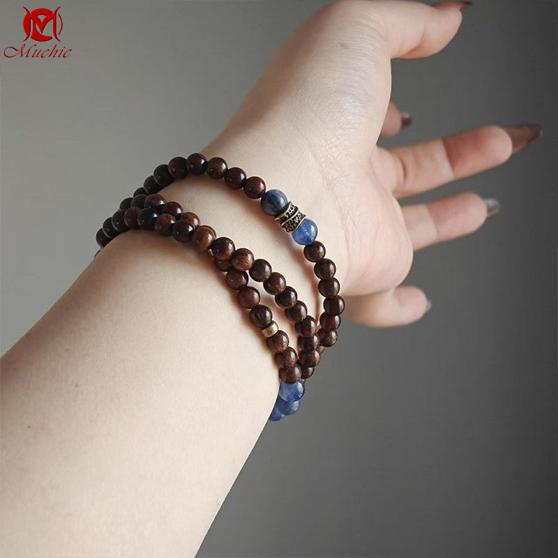 Natural Aquamarine Crystal Bracelet