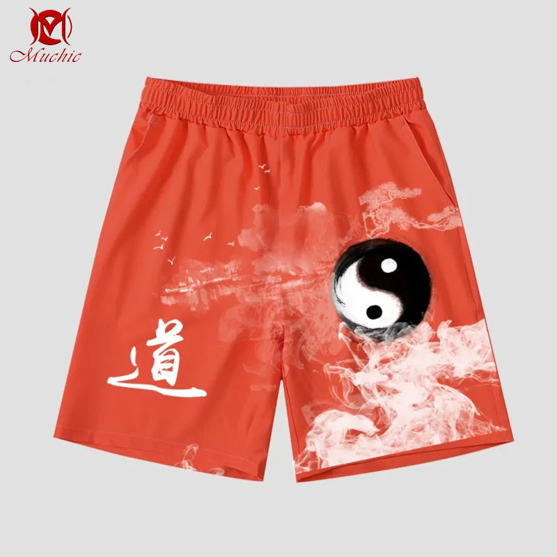 Unisex “Yin Yang” Casual Streetwear Shorts(Duty Free)