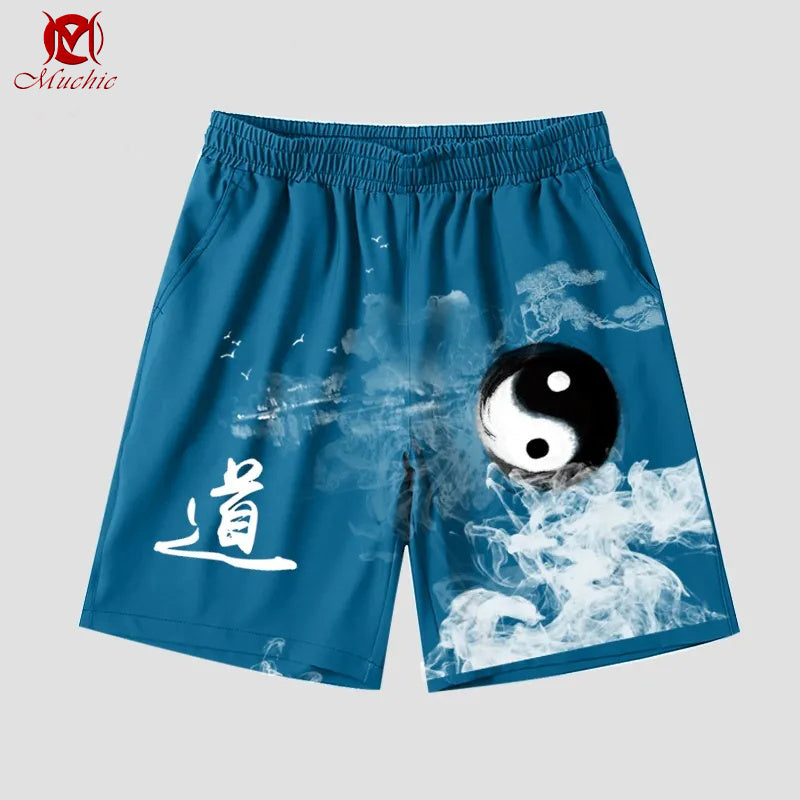 Unisex “Yin Yang” Casual Streetwear Shorts(Duty Free)