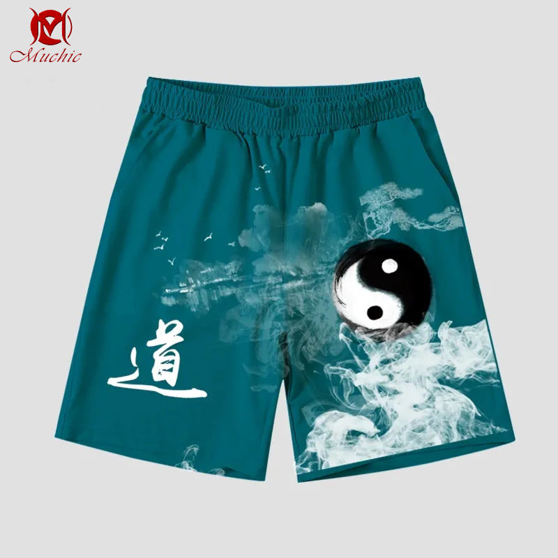 Unisex “Yin Yang” Casual Streetwear Shorts(Duty Free)