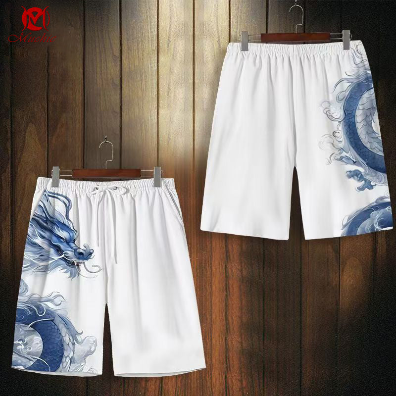 Unisex “Dragon” Casual Quick-Dry Shorts (Duty Free)