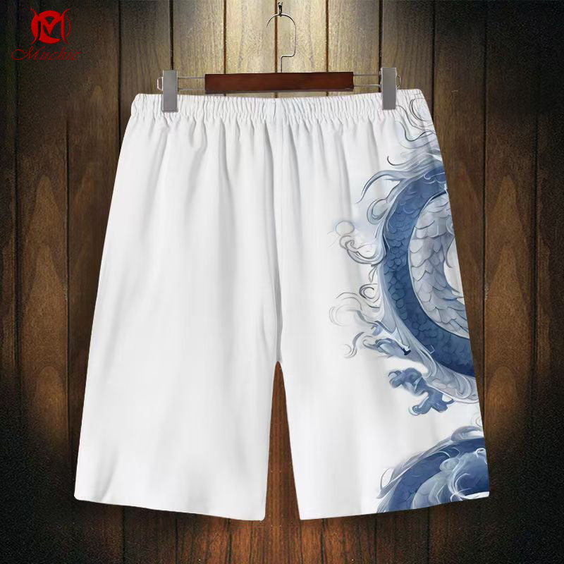 Unisex “Dragon” Casual Quick-Dry Shorts (Duty Free)