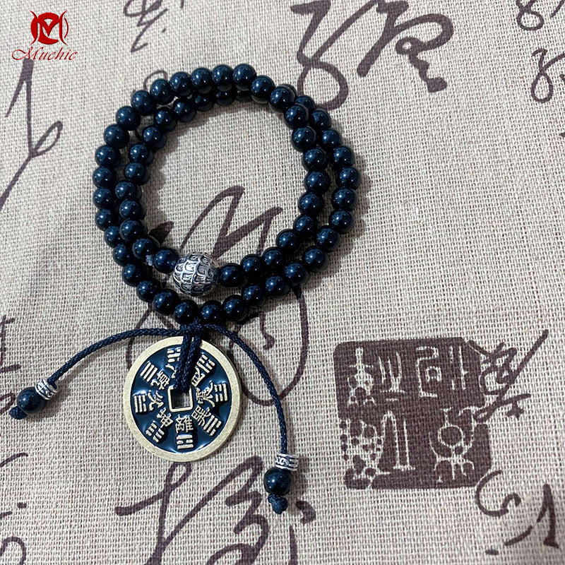Ni Lin Mountain Spirit Charm Coin Bracelet