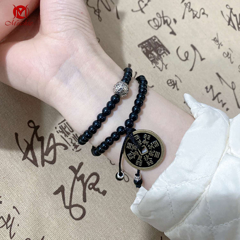 Ni Lin Mountain Spirit Charm Coin Bracelet